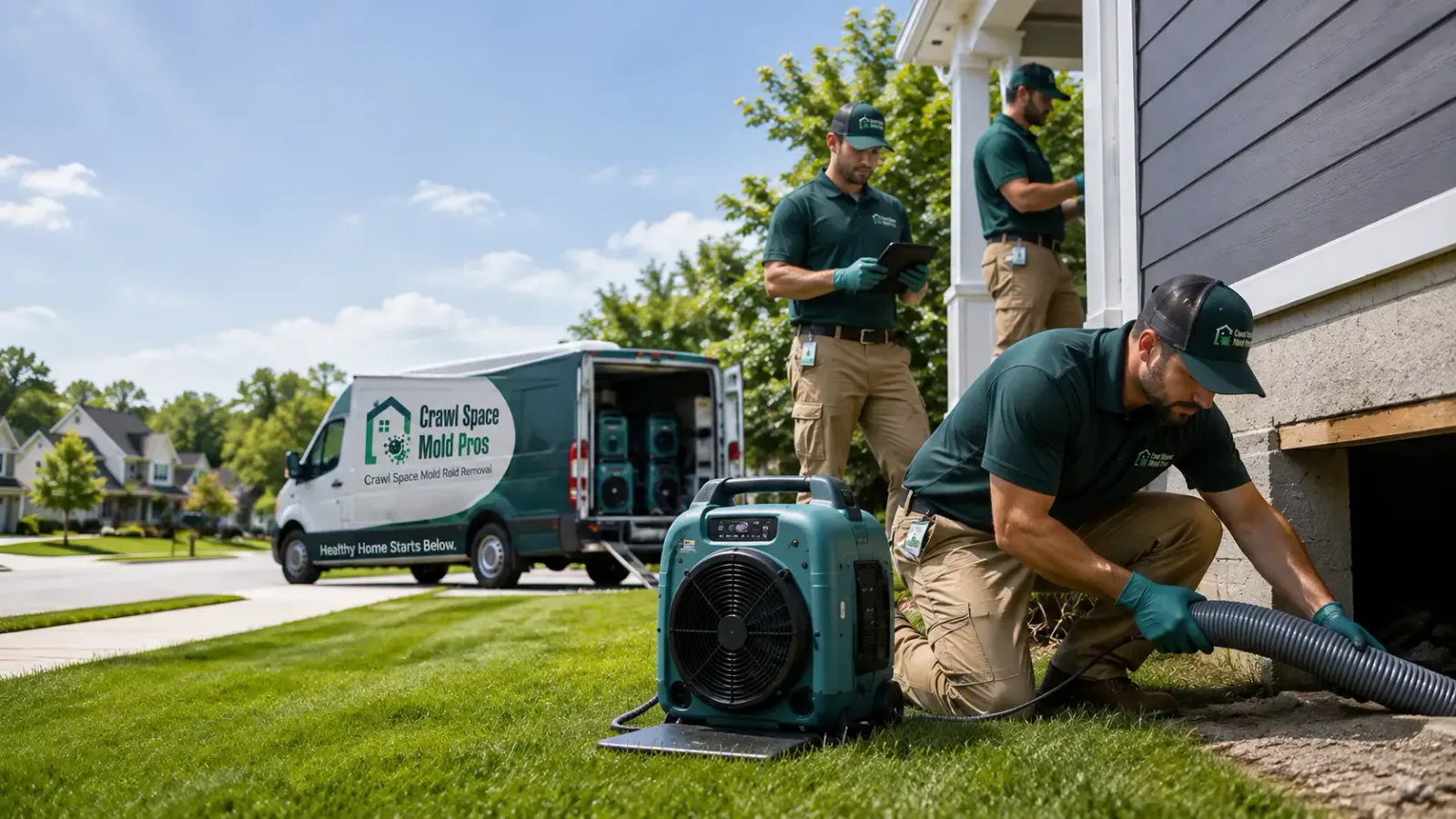 Crawl Space Mold Removal in Aurora, OR